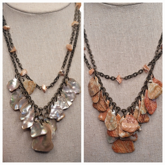 Vintage Abalone Shell Necklace - Picture 2 of 16